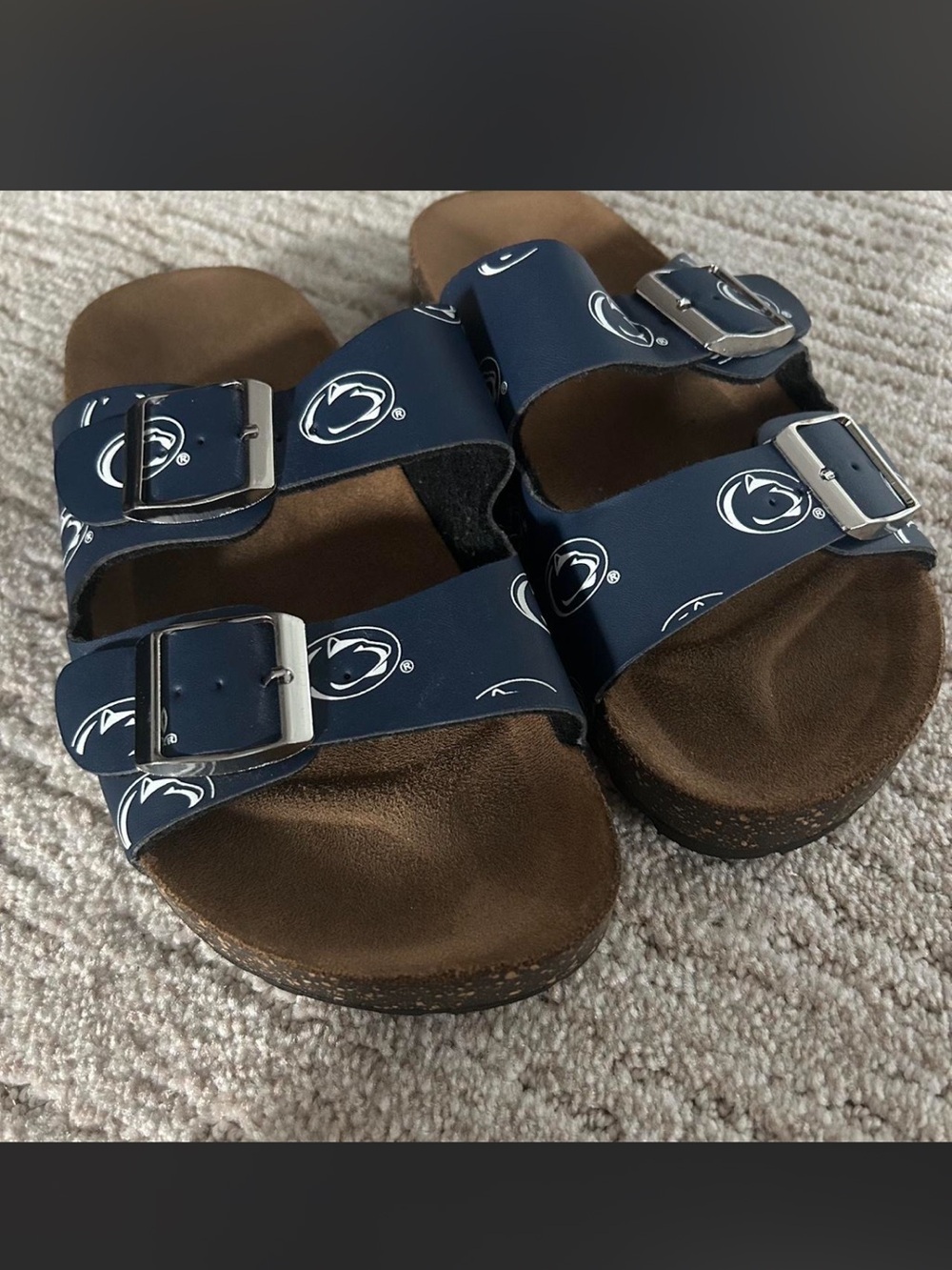 Penn state Birkenstocks 

New